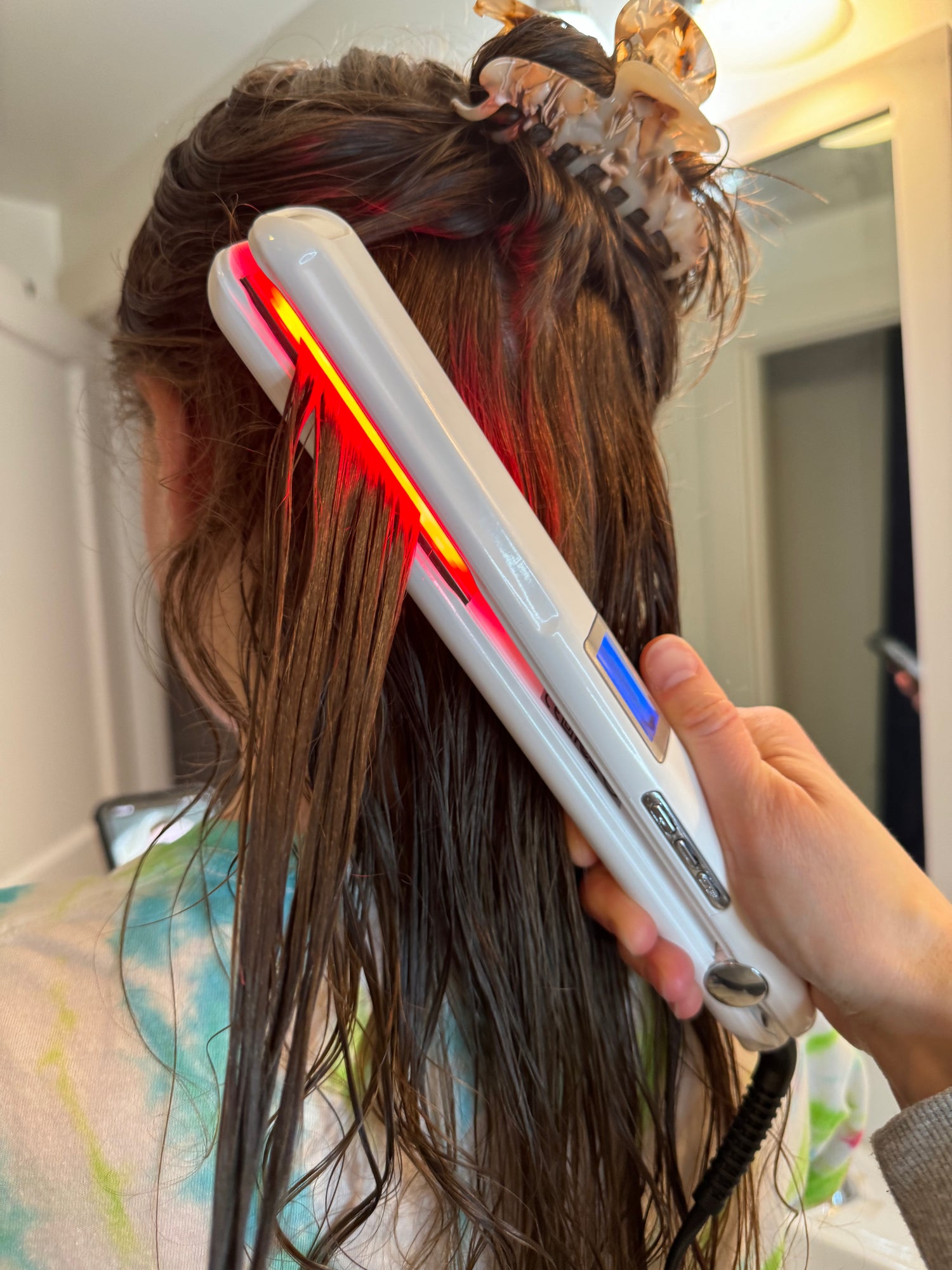 Cold press hair straightening clearance