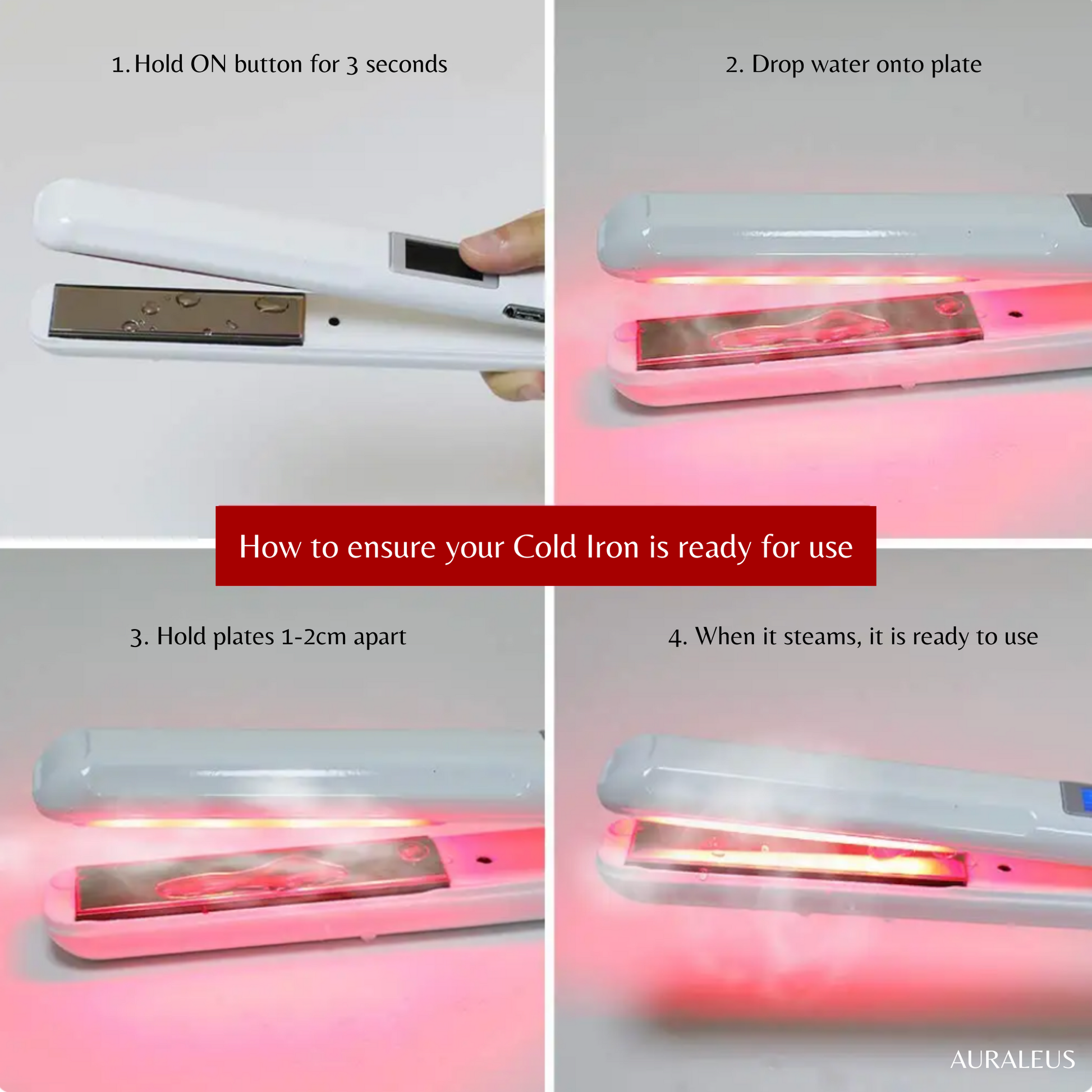 Ultrasonic infrared cold iron hair treatment hotsell